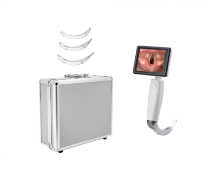 Wideolaryngoskop VL3D z łyżkami jednorazowymi